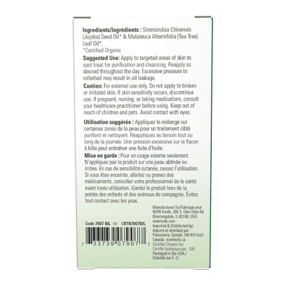 Mezcla de Aceites Esenciales de Te de Arbol, Roll-on Organico | 10 ml