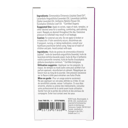 Mezcla de Aceites Esenciales  |  Alivio al Dolor de Cabeza | Roll-on Orgánico (10 ml)