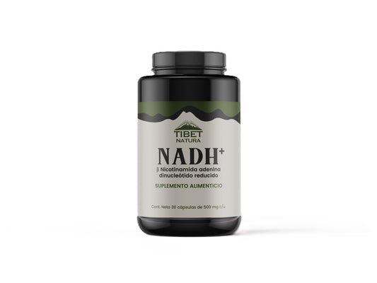 NADH+, Colágeno hidrolizado y Citrato de magnesio 500 mg de Tibet Natura | Incrementa la Energía Celular mejorando la Resistencia y la Vitalidad  | 30 cápsulas vegetales