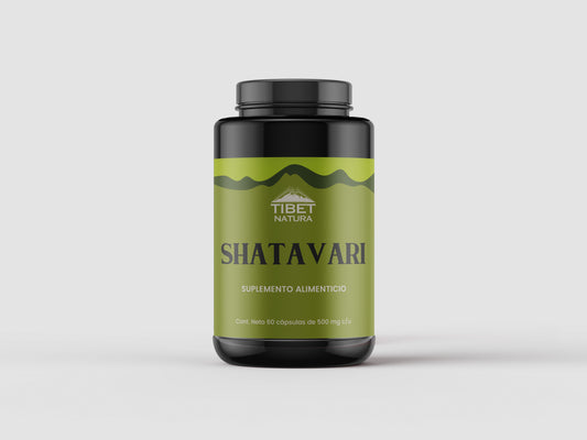 Shatavari 500mg de Tibet Natura  | Hongo Adaptógeno | Apoya el Equilibrio Hormonal Femenino  | 60 cápsulas vegetales