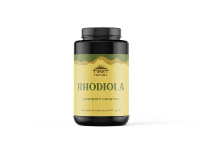 Rhodiola Rosea Hongo Adaptógeno 500mg de Tibet Natura | Ayuda a reducir el estrés y la ansiedad, aumentar la energía y la resistencia | 30 cápsulas vegetales