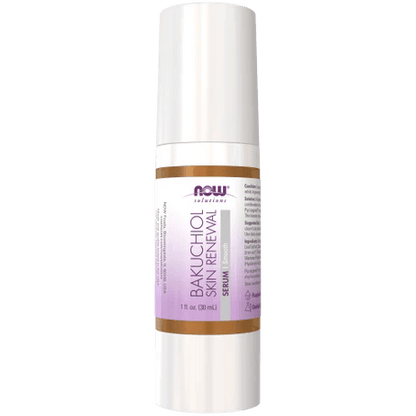Serúm de Bakuchiol de Now | Suero Facial Vegano Antiedad | 30 ml