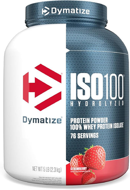 ISO100 Dymatize | Whey Protein | Aislado de proteína de suero para recuperación Muscular | 2.3 kg