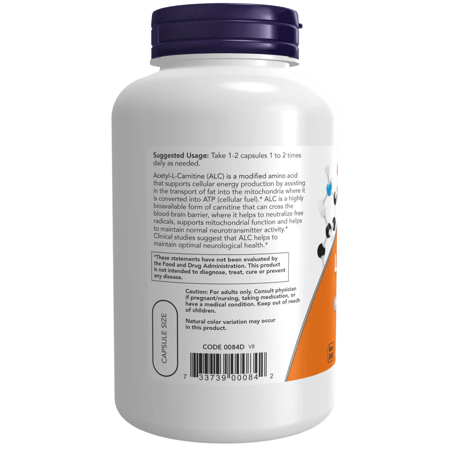 Acetil L-Carnitina 500mg | NOW Foods | Energa Celular Acetil L-Carnitina 500mg | NOW Foods | Energa Celular