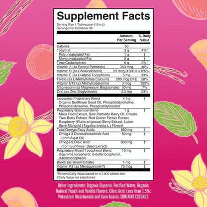 Multivitamínico Liposomal Mujer 40+ de MaryRuth’s| Refuerza defensas e inmunidad | 450 ml