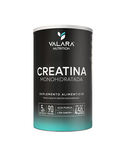 Creatina Monohidratada | Valara | Aminoácidos | Ganancia de Masa Muscular | 450g