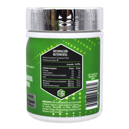 NAD, Resveratrol y Té Verde de Red Gold Laboratory | Longevidad, Acción Antioxidante, Bienestar | 60 cápsulas veganas