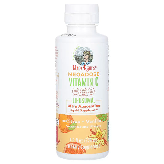 Vitamina C Liposomal Megadosis de MaryRuth’s | Promueve energía y vitalidad diaria | 225 ml