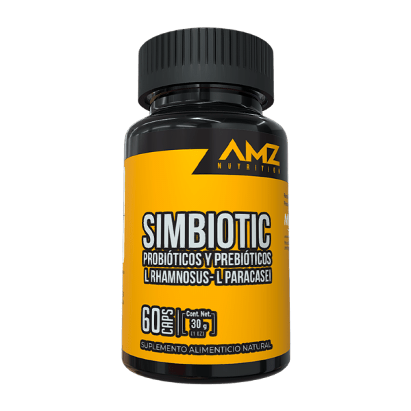 Probióticos Simbiotic AMZ Nutrition | Apoya la digestión | 60 cápsulas