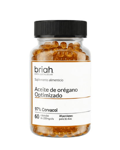 Aceite de Orégano 200 mg 97% Corvacol | Soporte del Sistema Inmunológico | 60 Cápsulas