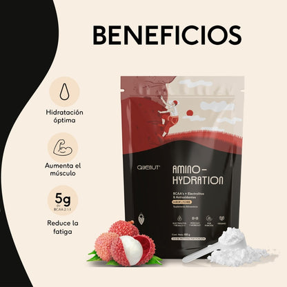 BCAAs + Electrolitos + Antioxidantes de Quenut - Strength | Nutrición Deportiva | Apoyo Muscular - Recuperación | Presentación de 500g en diferentes sabores