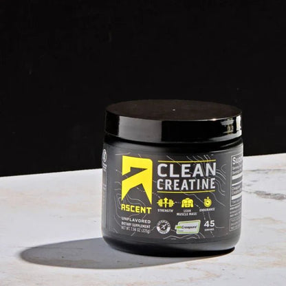 Creatina Clean de Ascent | Creapure | 45 servicios