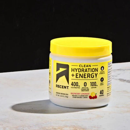 Electrolitos Clean Hidratacion + Energía de Ascent | Polvo 40 porciones