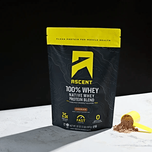 Proteína Whey de Ascent | Proteína Limpia | Polvos 897 g 29 porciones