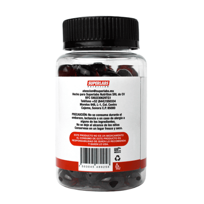 Aceite de krill Superlabs 500 mg con EPA DHA | Contribuye al equilibrio metabólico | 100 cápsulas