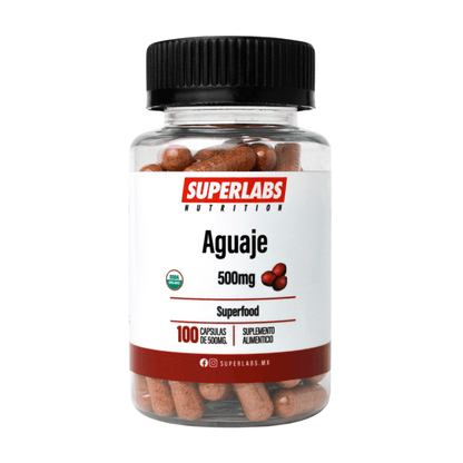 Aguaje 500 mg Superlabs | Contribuye al bienestar general | 100 cápsulas