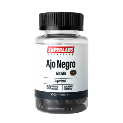Ajo Negro 500 mg Superlabs | Ideal para complementar rutinas diarias | 60 cápsulas