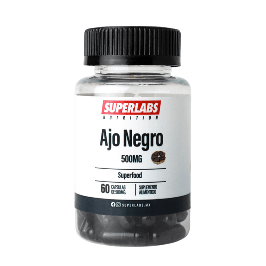 Ajo Negro 500 mg Superlabs | Ideal para complementar rutinas diarias | 60 cápsulas
