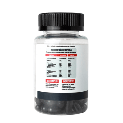 Ajo Negro 500 mg Superlabs | Ideal para complementar rutinas diarias | 60 cápsulas