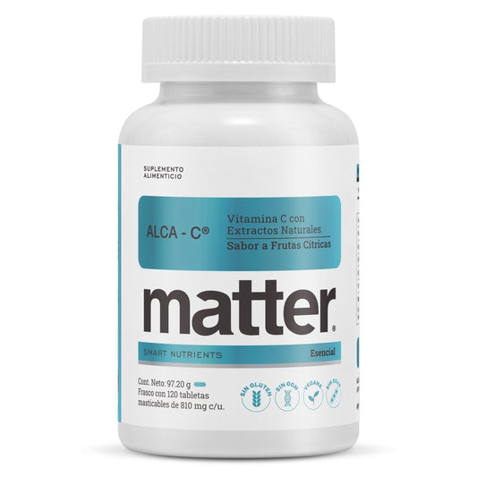 Alca-C Vitamina C Alcalina Matter | Antioxidante | 120 tabletas