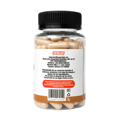 Ashwagandha 500 mg Superlabs | Favorece una Respuesta Adaptativa al Estrés | 100 cápsulas