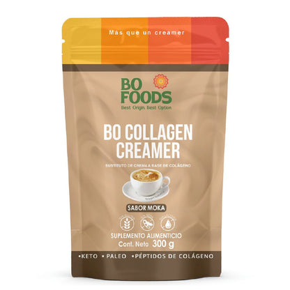 Bo Collagen Creamer de Bo Foods | Sustituto de Crema a Base de Colágeno | 300 gr