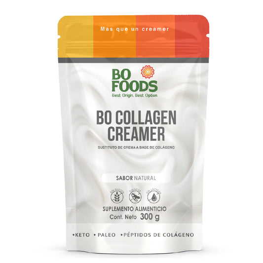 Bo Collagen Creamer de Bo Foods | Sustituto de Crema a Base de Colágeno | 300 gr