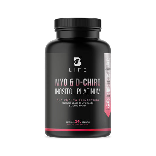 Myo & D-Chiro Inositol Platinum | B-Life | Contribuye en la Salud Femenina | 240 cápsulas