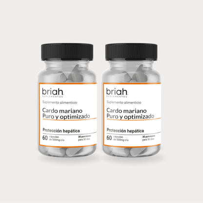 Duo Cardo Mariano | Función Hepática | 60 cápsulas