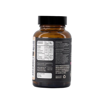 Chaga 350mg - Hongo Adaptógeno de Quenut | Longevidad, Apoyo Inmunitario | 60 cápsulas vegetales