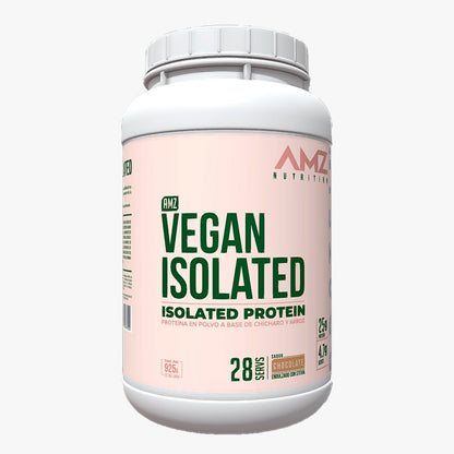 Proteína Vegana AMZ Isolated Sabor Chocolate Polvo 925g