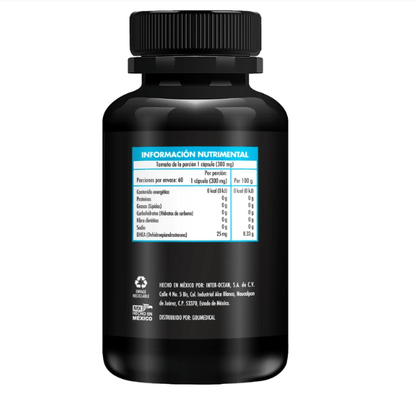 DHEA 25 mg, GOU Medical, Cápsulas de 300 mg, 60 unidades