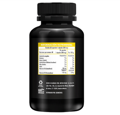 D3 10.000 UI + K2 300mg de Gou Medical | Apoya la función cardiovascular saludable y fortalece los huesos | 60 cápsulas vegetales