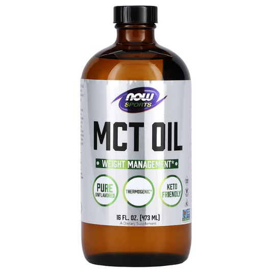 Now Sport | Aceite MCT  | Acción Termogénica y Vitalidad | 473ml