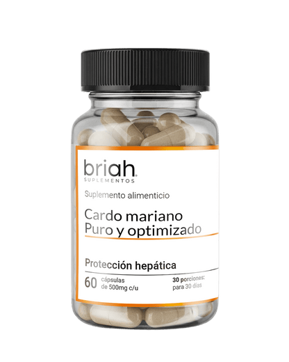 Cardo Mariano de Briah | Apoyo a la Función Hepática | 60 Cápsulas