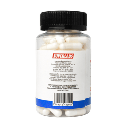 Citrato de Magnesio 500 mg Superlabs | Apoya el equilibrio metabólico | 100 cápsulas