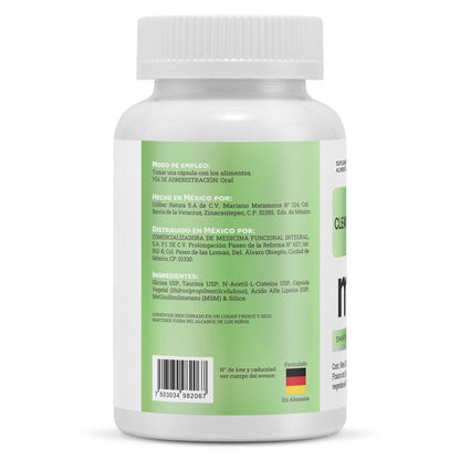 Ácido Alfa Lipoico + NAC Cleantox de Matter | Favorece el metabolismo, apoyo detox antioxidante  | 120 cápsulas