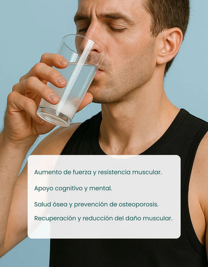 Creatine Monohydrate Support | Creatina Monohidratada NutriADN | 300 gr 100 Porciones por envase