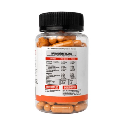 Cúrcuma Complex Superlabs 500mg | Favorece la respuesta inflamatoria natural | 100 cápsulas