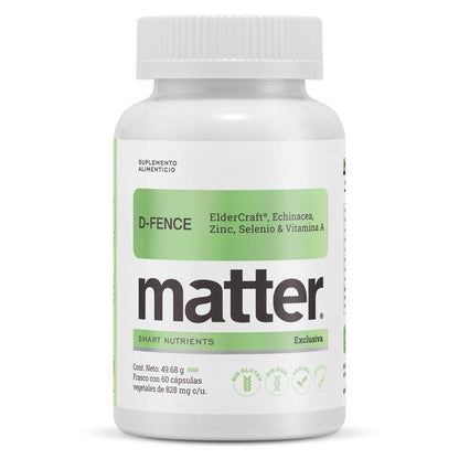 D-Fence Matter Echinacea y Saúco | Soporte Inmunológico | 60 cápsulas