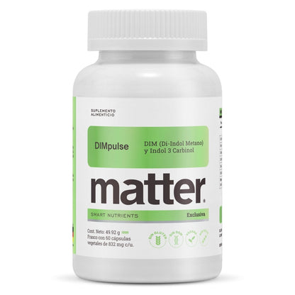 DIMpulse de Matter | Equilibrio hormonal, favorece metabolismo de estrógenos | 60 cápsulas