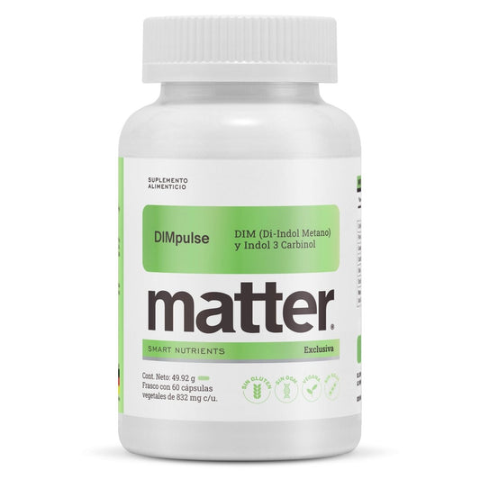 DIMpulse de Matter | Equilibrio hormonal, favorece metabolismo de estrógenos | 60 cápsulas