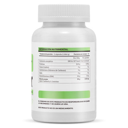 DIMpulse de Matter | Equilibrio hormonal, favorece metabolismo de estrógenos | 60 cápsulas