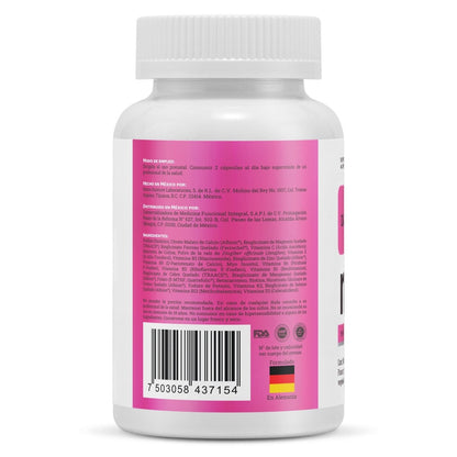 Multivitamínico prenatal Diaria Mom Matter | Nutrición prenatal, contribuye al desarrollo celular | 60 cápsulas