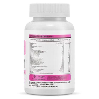 Multivitamínico prenatal Diaria Mom Matter | Nutrición prenatal, contribuye al desarrollo celular | 60 cápsulas