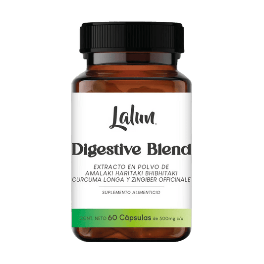 Digestive Blend de Lalun | Extracto Orgánico de Triphala, Cúrcuma y Jenjibre  | 60 Cápsulas
