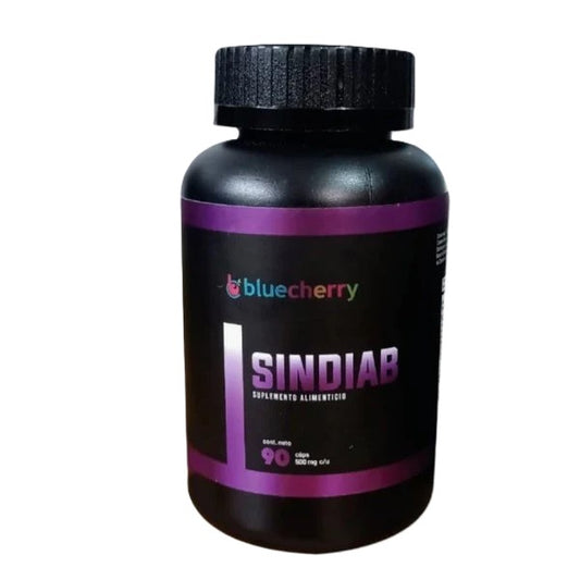 Nopal, Neem, Prodigiosa, Chaya + Hierbas 500mg SINDIAB de Bluecherry | Apoyo para la Piel y el Sistema Cardiovascular | 90 cápsulas vegetales