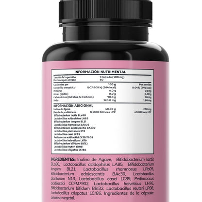 Probióticos Mujer 60 Billions con 12 cepas y prebióticos de Beyond Vitamins |60 cápsulas