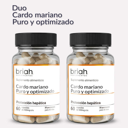 Duo Cardo Mariano | Función Hepática | 60 cápsulas