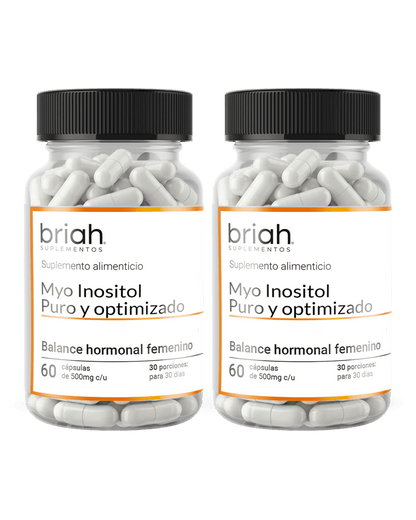 Duo Myo Inositol Puro y optimizado de briah | Balance Hormonal